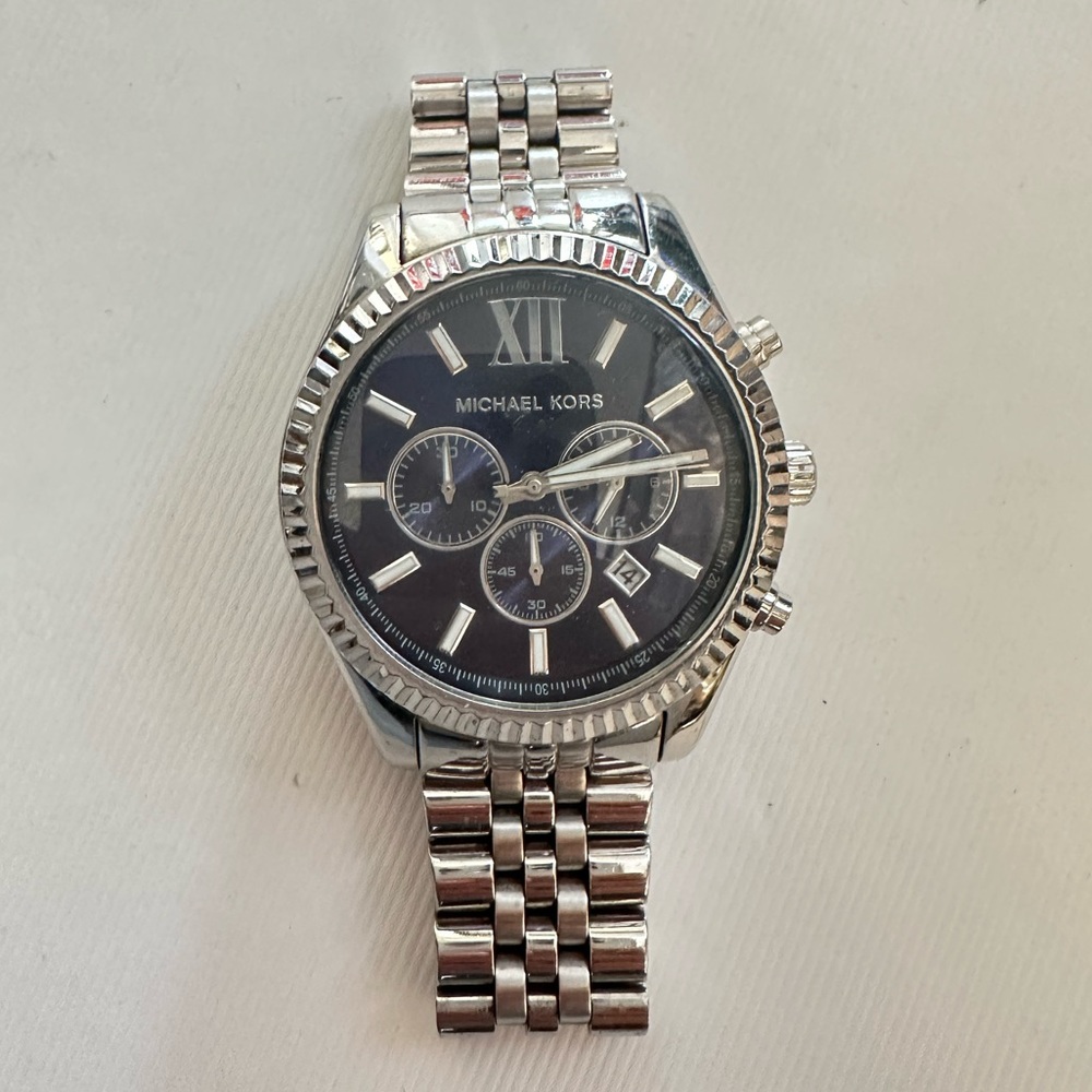 MK Unisex Lexington Chronograph Watch- MK8280